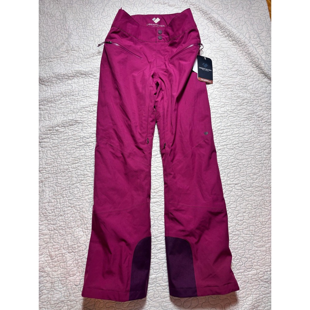 Obermeyer Bliss Pant Womens Size 6 Feel The Beet Pink Ski Snowboard Pants